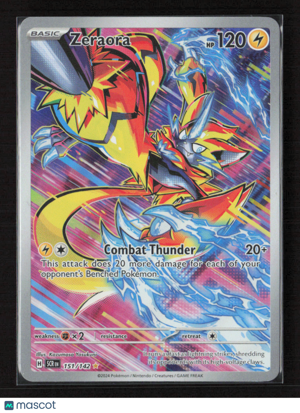 2024 Pokemon Zeraora - 151/142 #151/142 Illustration Rare