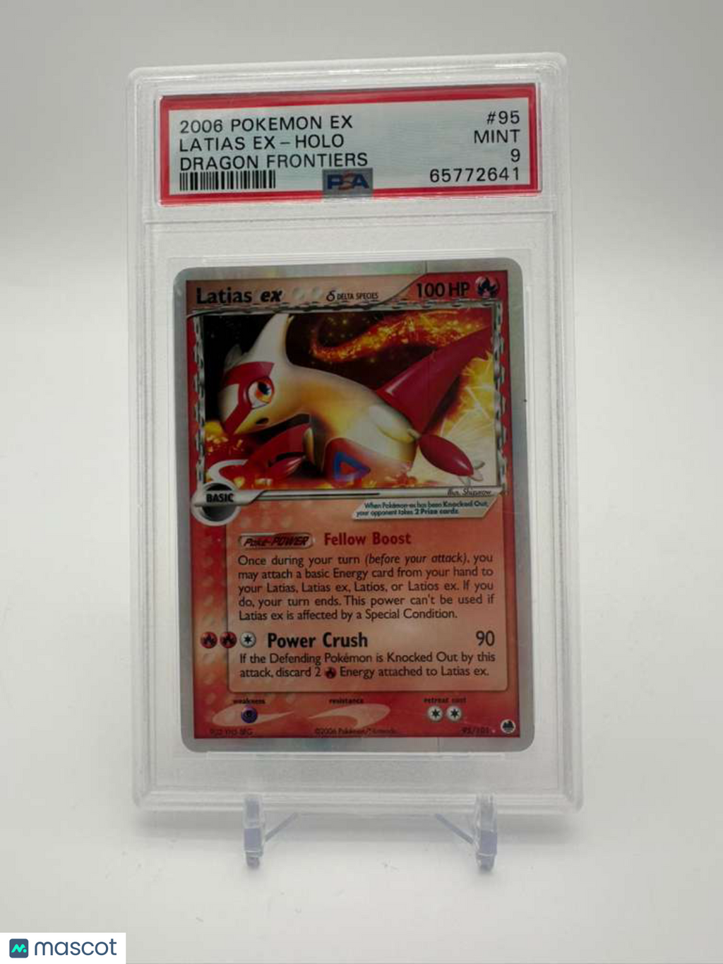 2006 Pokemon EX Dragon Frontiers Latias EX #95 Dragon Frontiers PSA 9