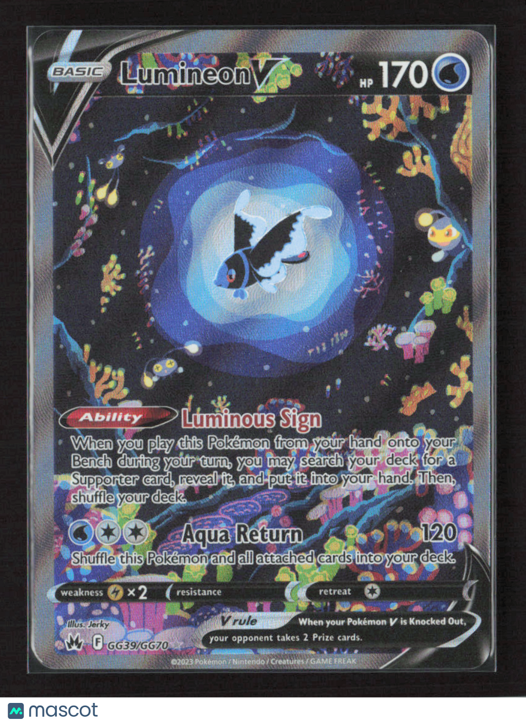 2023 Pokemon Lumineon V #GG39/GG70 Ultra Rare