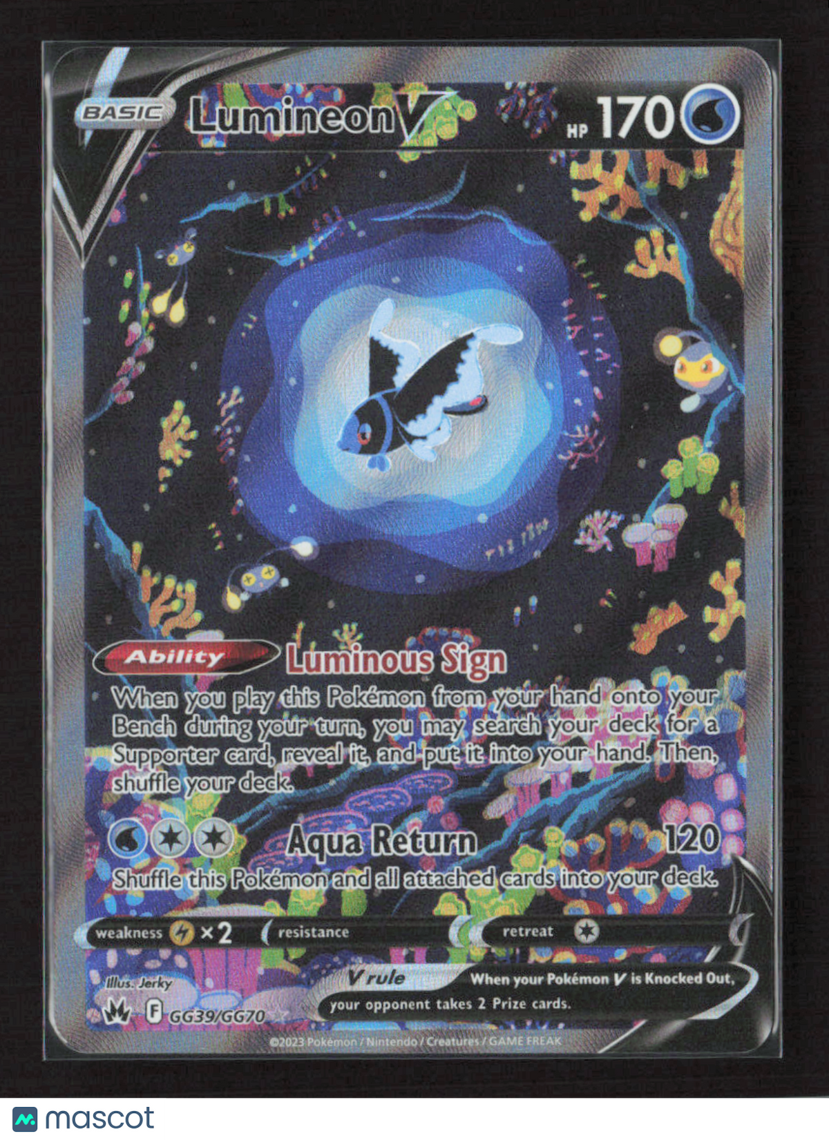 2023 Pokemon Lumineon V #GG39/GG70 Ultra Rare