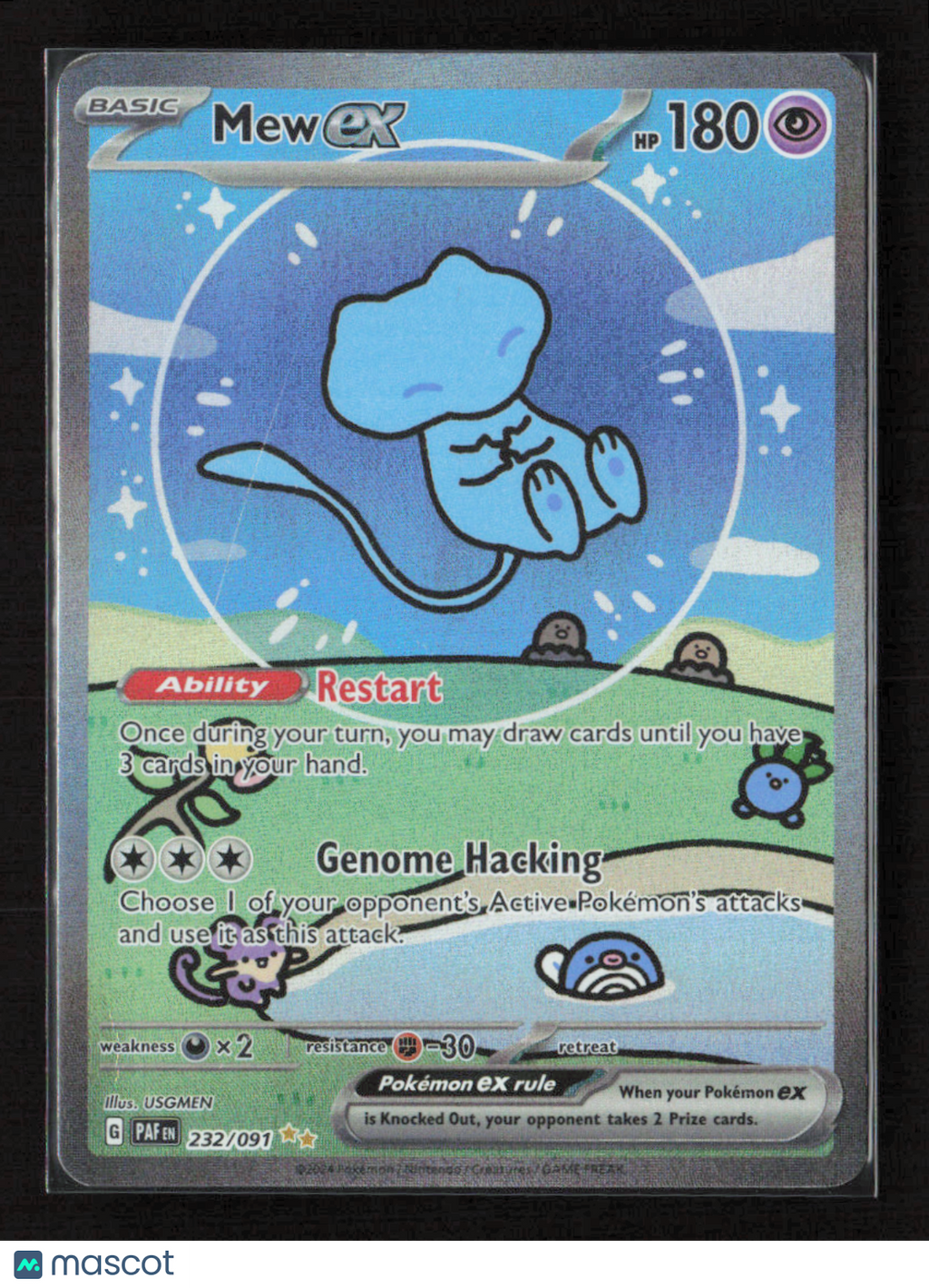 2024 Pokemon Mew ex - 232/091 #232/091 Special Illustration Rare
