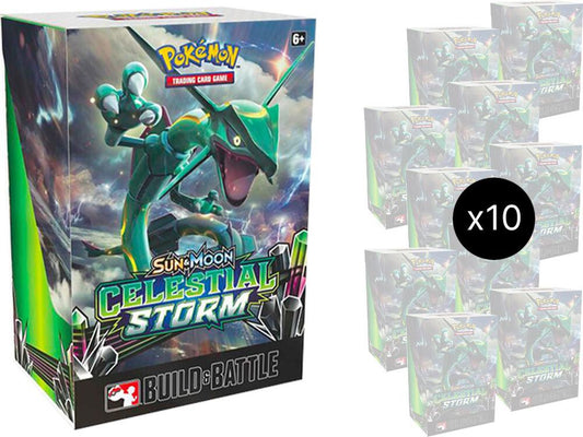 SHIPPED SEALED Pokemon TCG: SM07 Celestial Storm Build & Battle Display Sealed