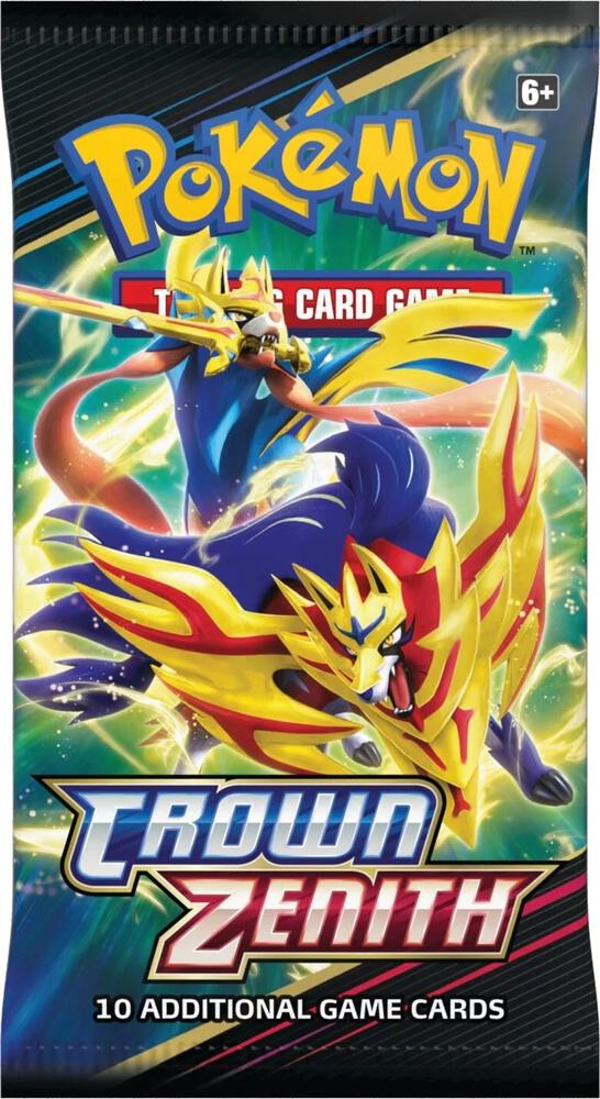 (1) Pokémon TCG: Sword & Shield Crown Zenith Booster Pack
