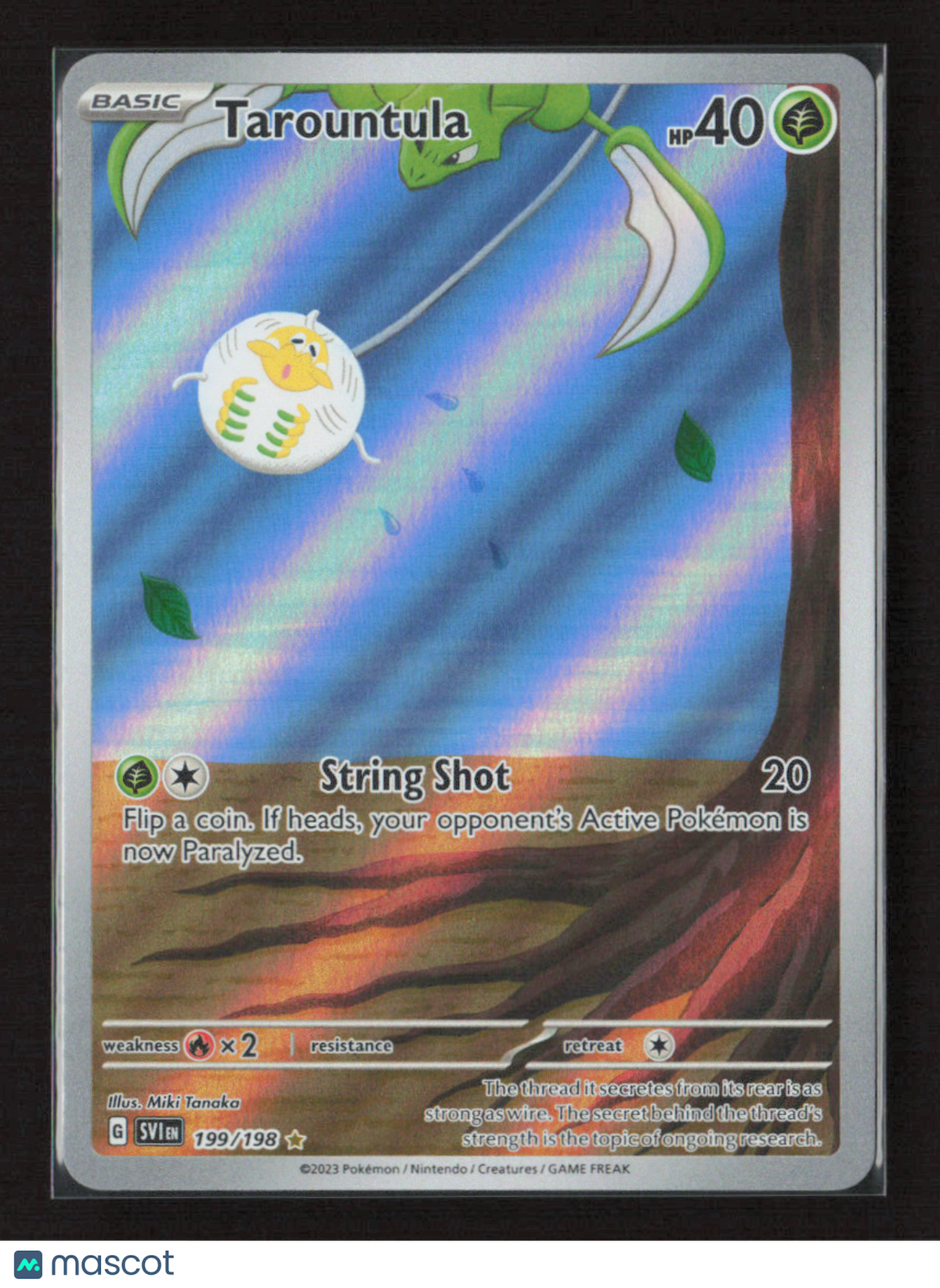2023 Pokemon Tarountula - 199/198 #199/198 Illustration Rare