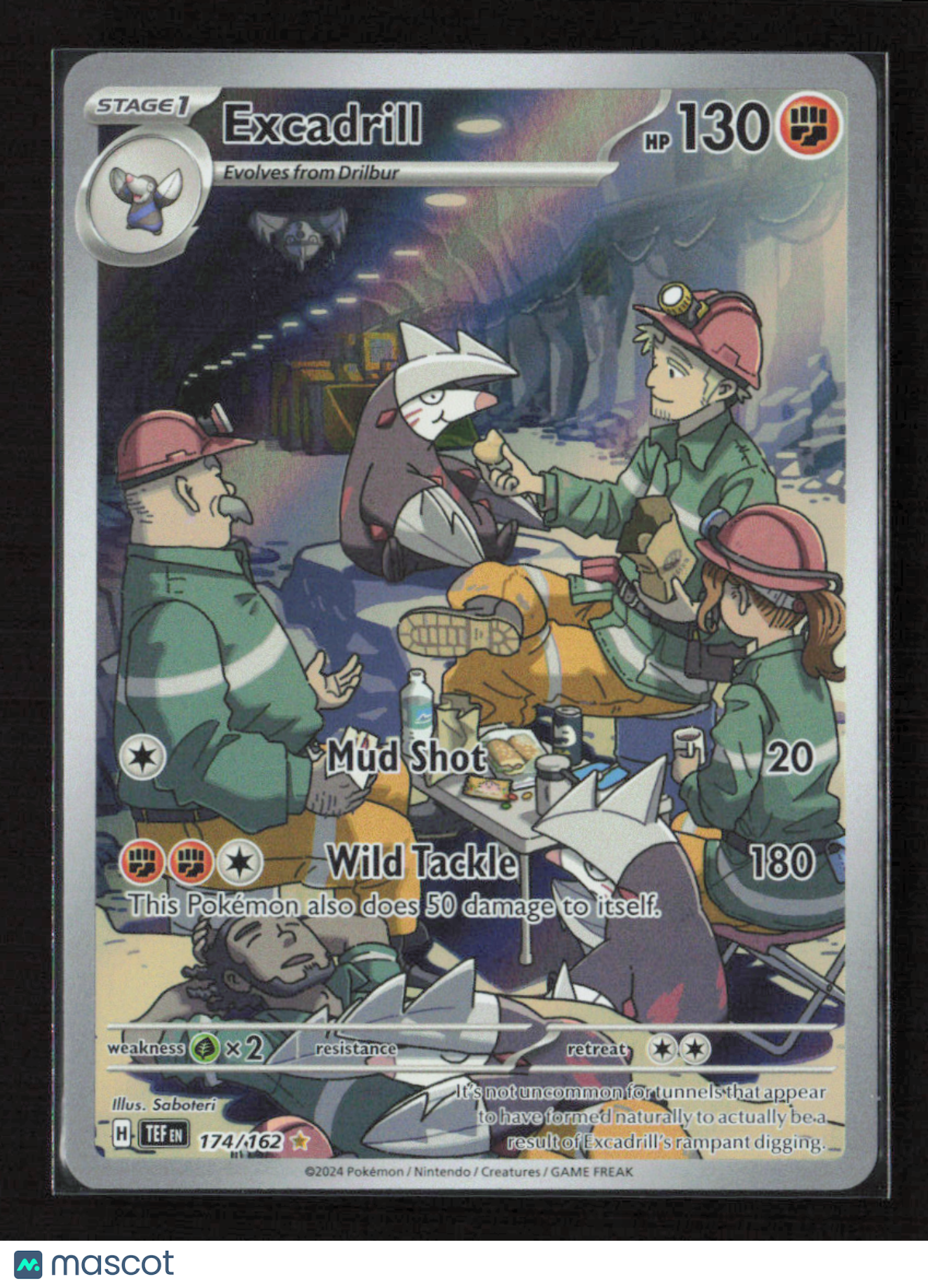 2024 Pokemon Excadrill - 174/162 #174/162 Illustration Rare