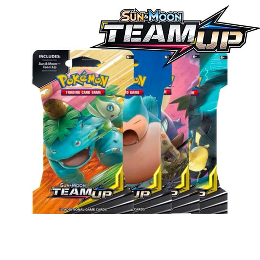 (1) Pokémon TCG: Sun & Moon SM09 Team Up Sleeved Booster Pack