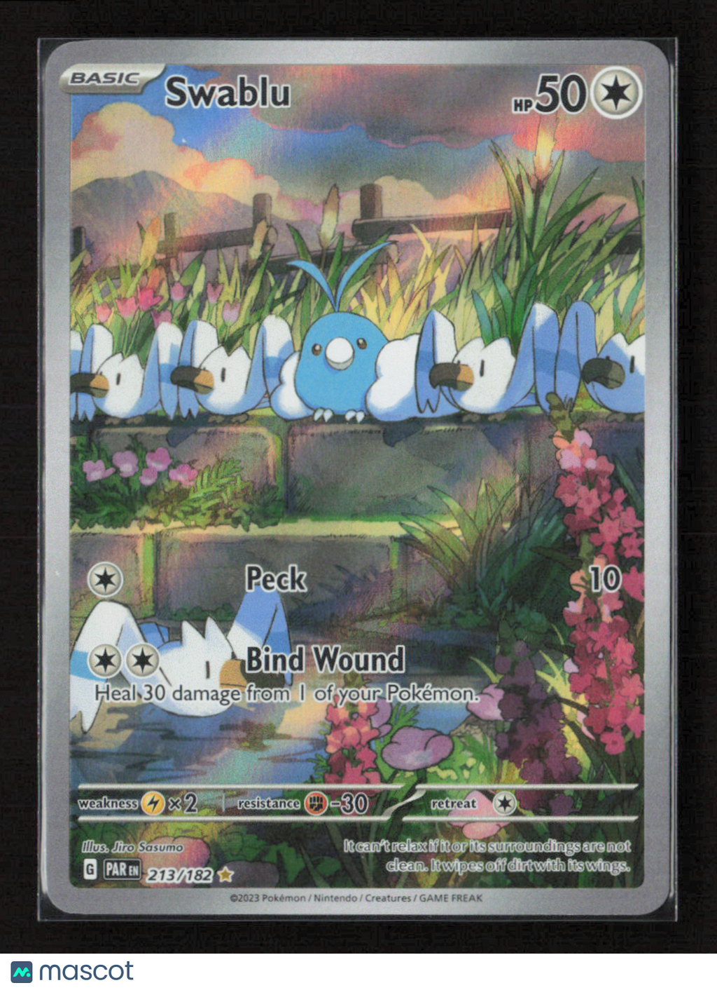 2023 Pokemon Swablu - 213/182 #213/182 Illustration Rare