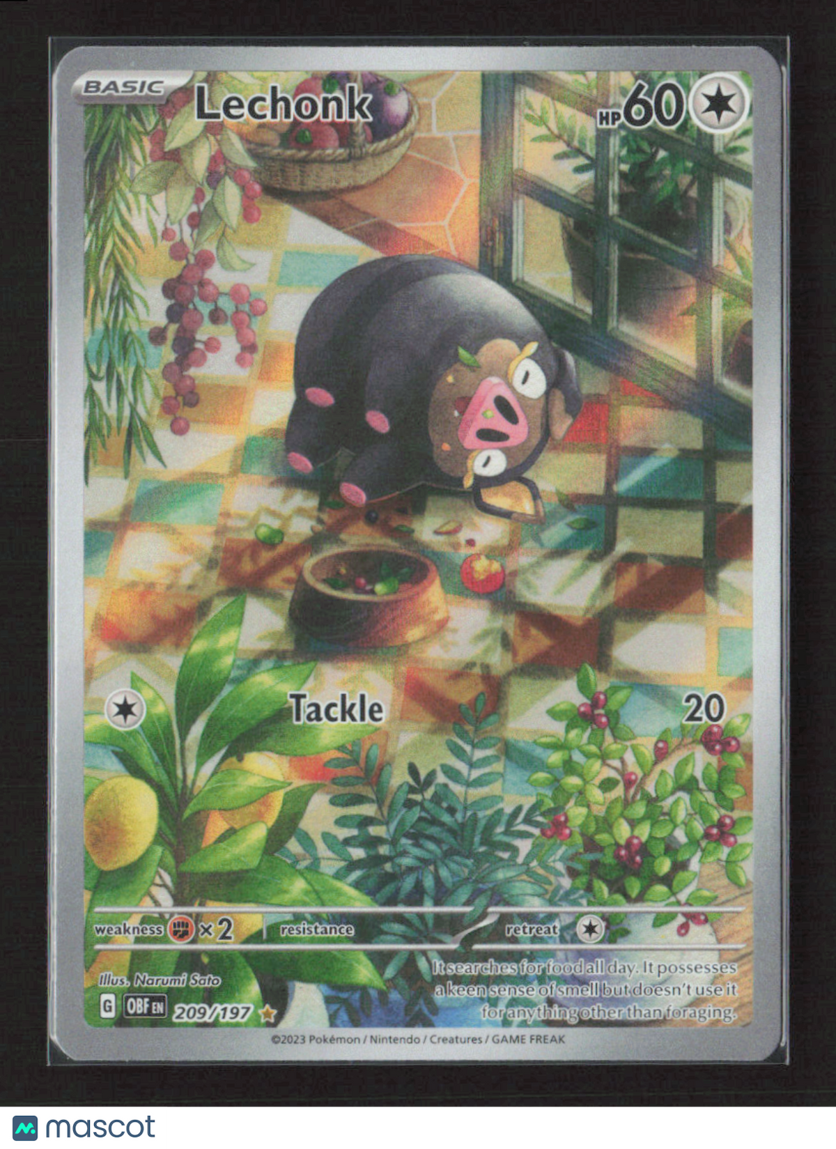2023 Pokemon Lechonk - 209/197 #209/197 Illustration Rare