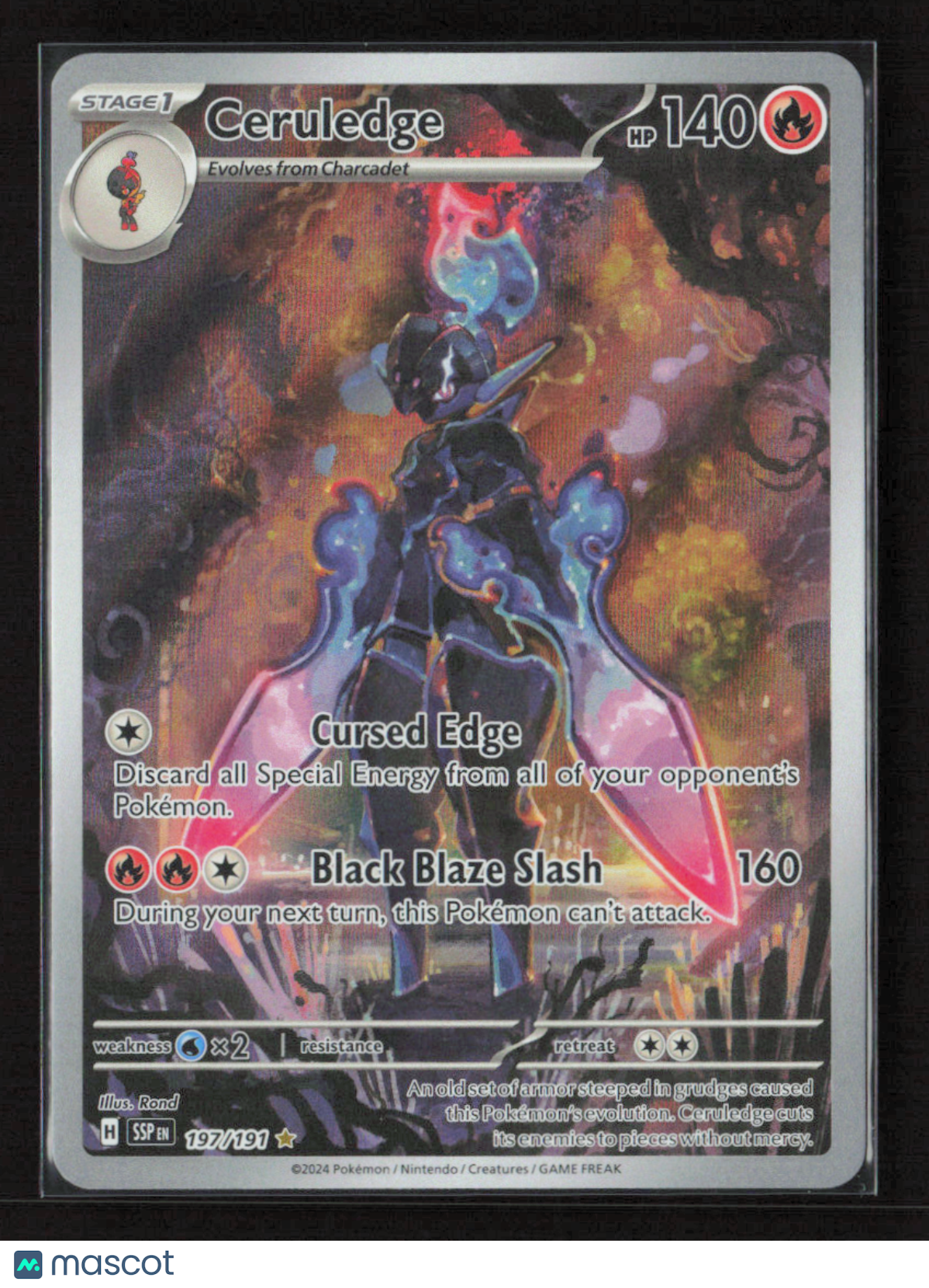 2024 Pokemon Ceruledge - 197/191 #197/191 Illustration Rare