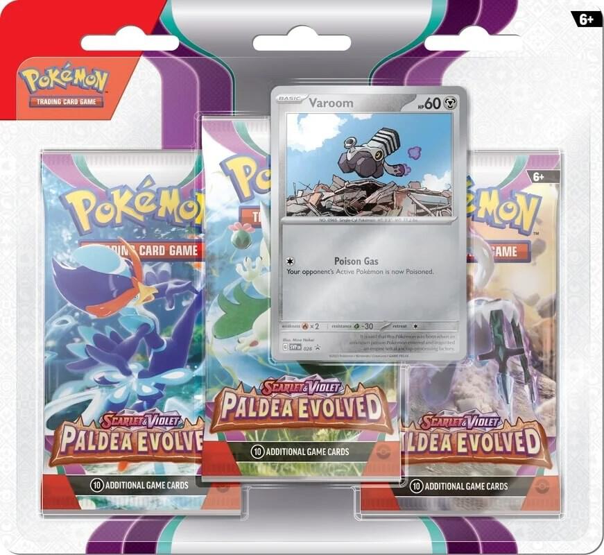 (SEALED) Paldea Evolved 3 Pack Blister