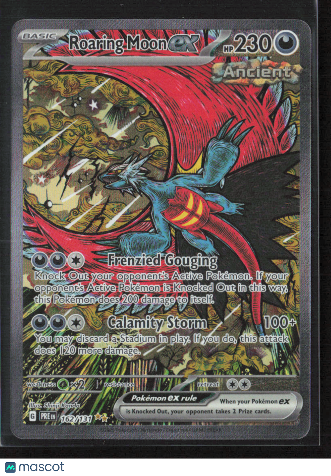 2025 Pokemon Roaring Moon ex #162/131 Special Illustration Rare