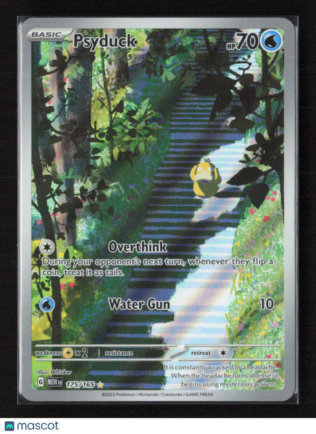 2023 Pokemon Psyduck - 175/165 #175/165 Illustration Rare