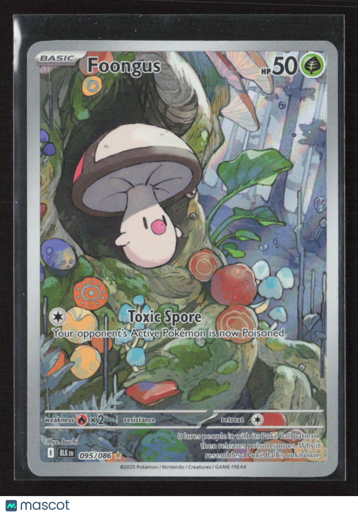 2025 Pokemon Foongus - 095/086 #095/086 Illustration Rare