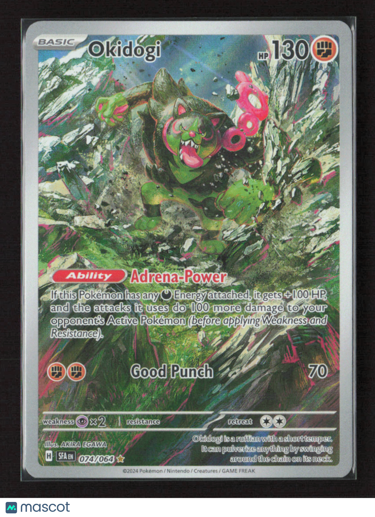 2024 Pokemon Okidogi #074/064 Illustration Rare