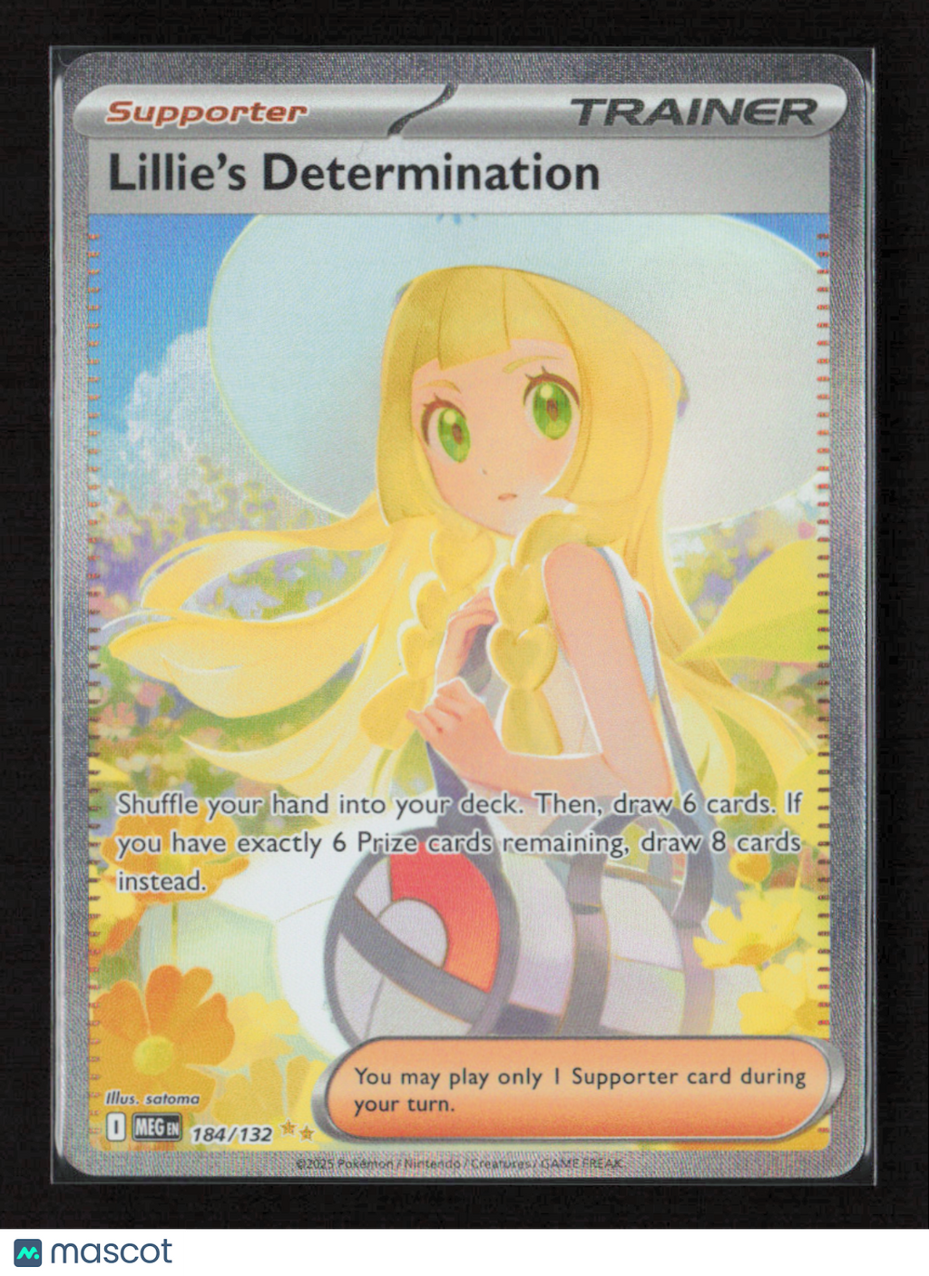 2025 Pokemon Lillie's Determination - 184/132 #184/132 Special Illustration Rare