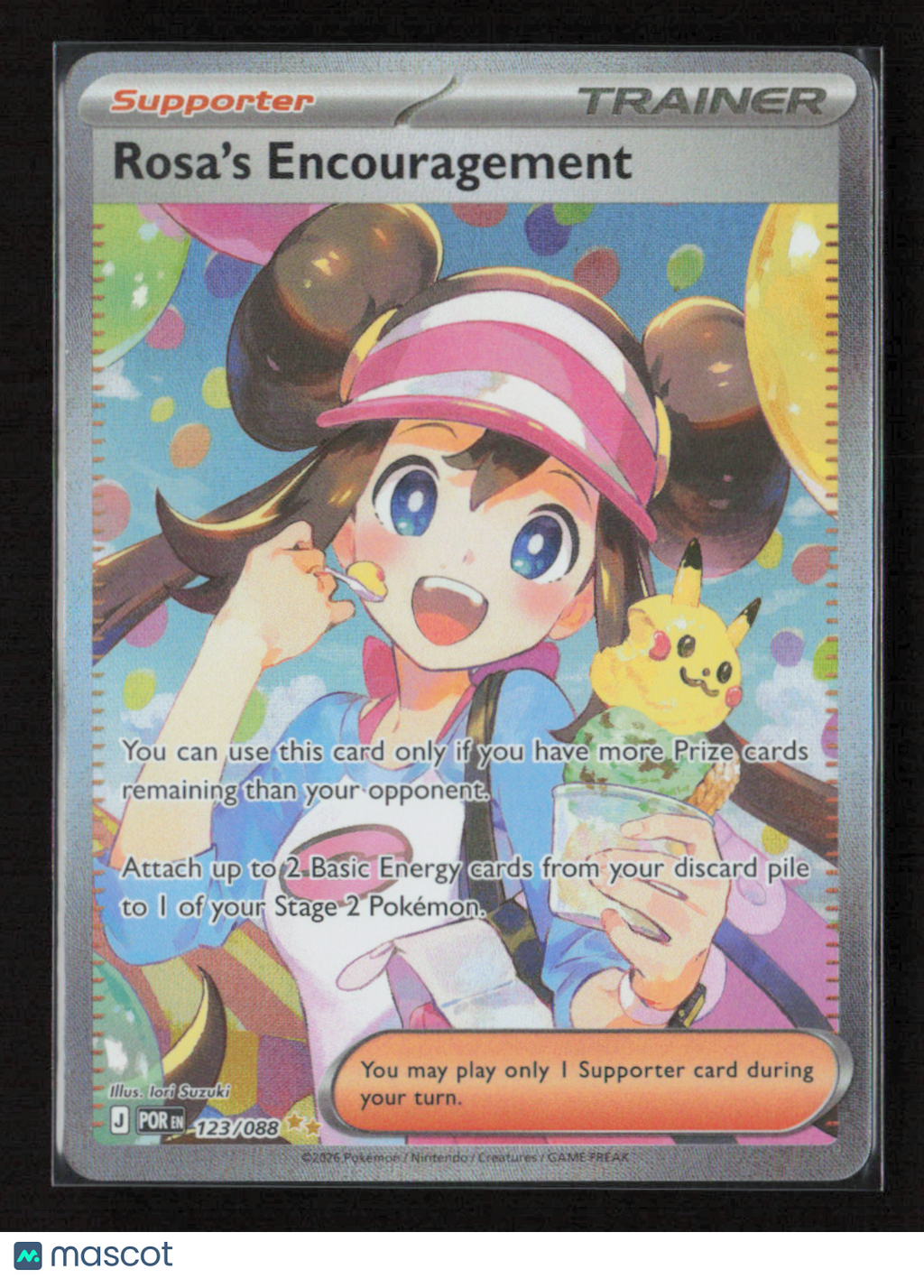 2026 Pokemon Rosa's Encouragement - 123/088 #123/088 Special Illustration Rare