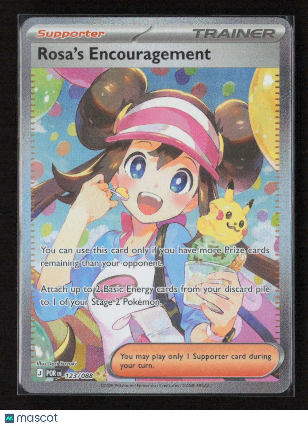 2026 Pokemon Rosa's Encouragement - 123/088 #123/088 Special Illustration Rare