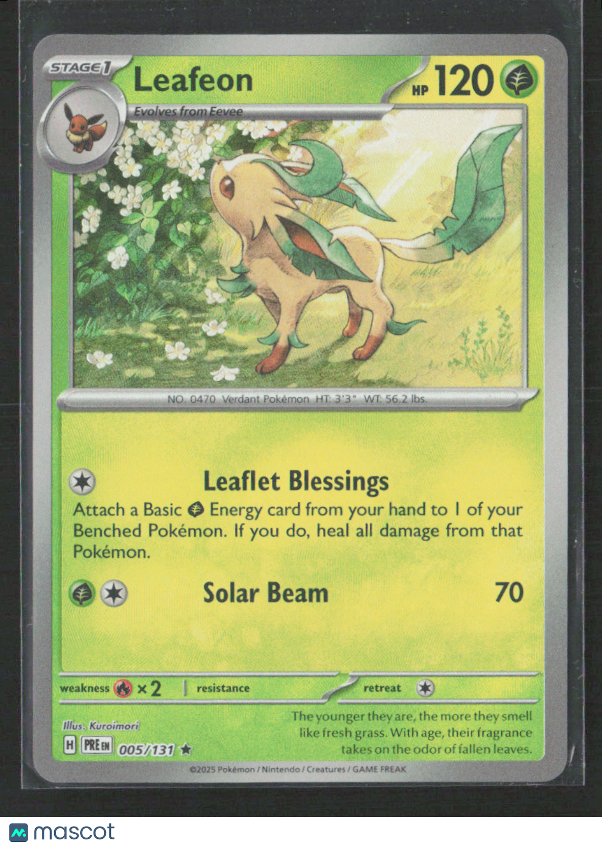 2025 Pokemon Leafeon #5/131