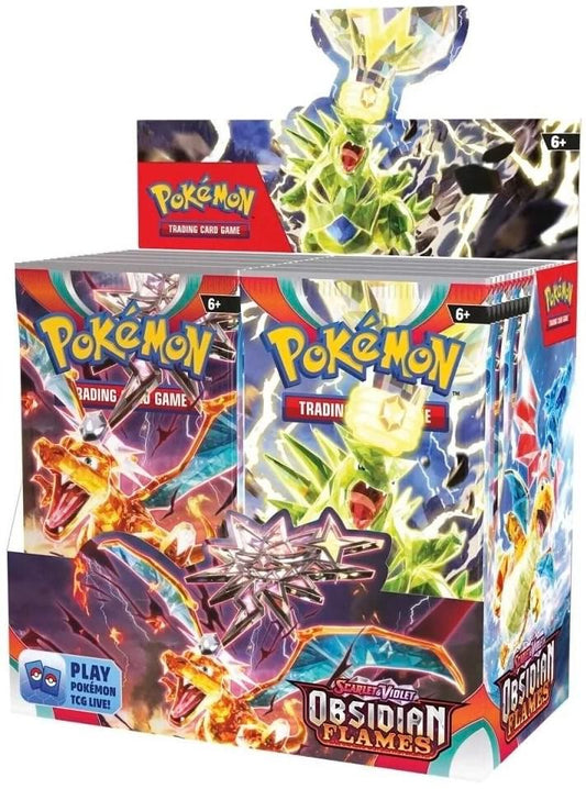 SHIPPED SEALED Pokemon TCG: Scarlet & Violet SV03 Obsidian Flames Booster Box