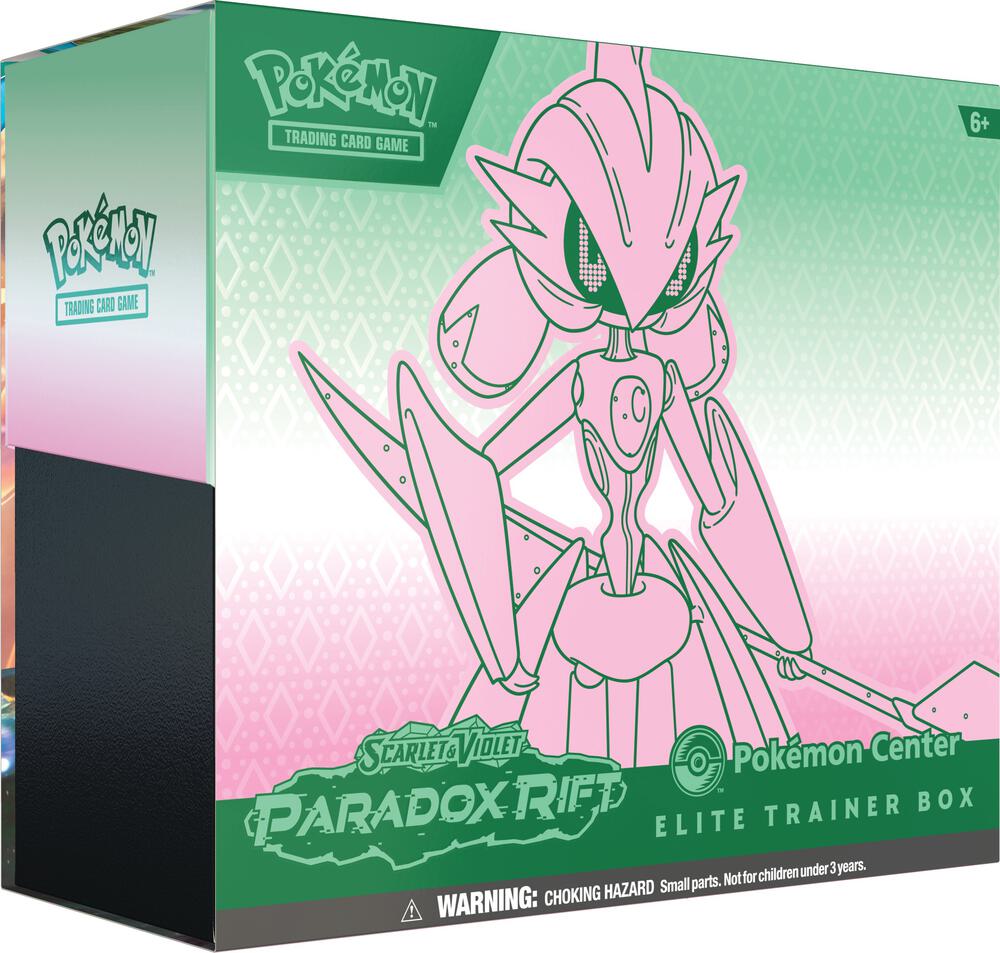 Pokemon TCG: SV04 Paradox Rift POKEMON CENTER Elite Trainer Box