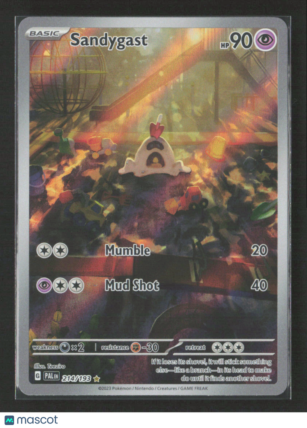 2023 Pokemon Sandygast - 214/193 #214/193 Illustration Rare