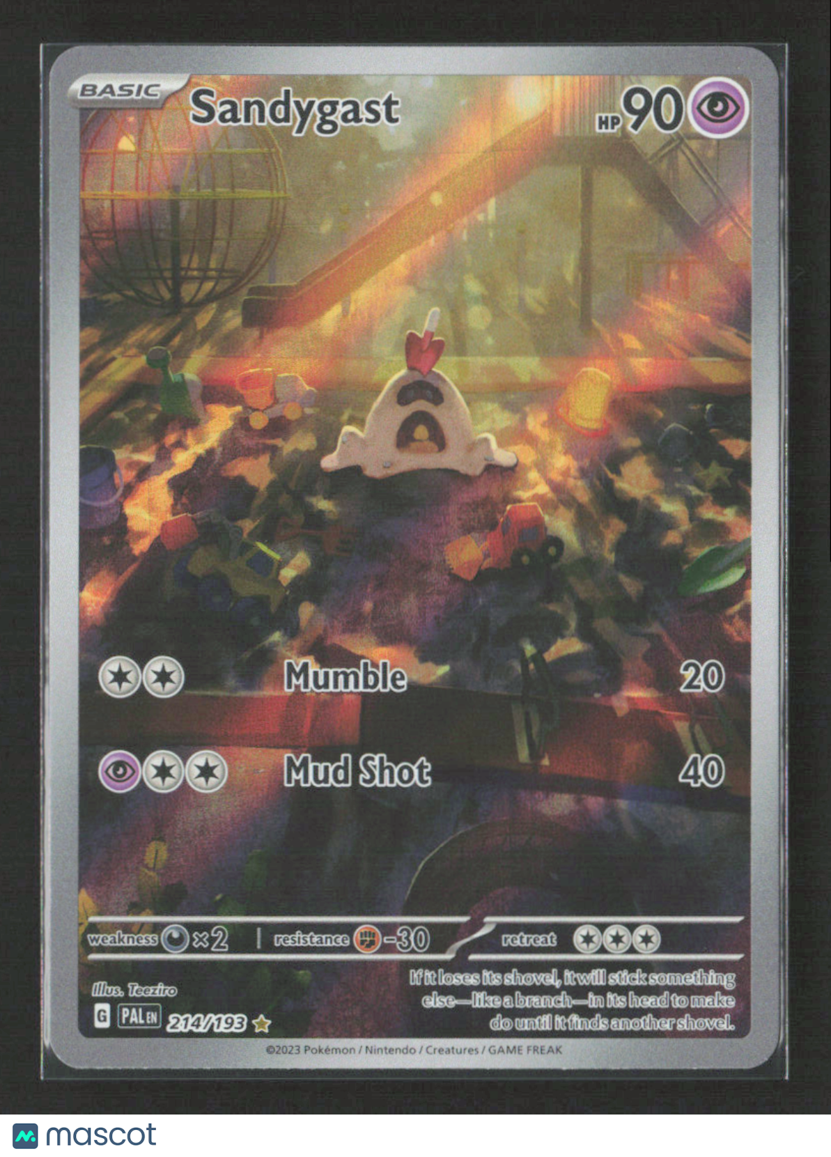 2023 Pokemon Sandygast - 214/193 #214/193 Illustration Rare