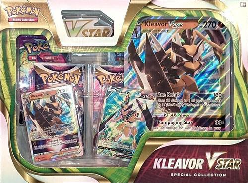 SHIPPED SEALED Pokemon TCG: Sword & Shield Kleavor VSTAR Special Collection Box