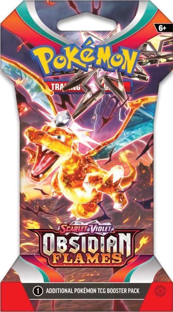 (SEALED) Obsidian Flames Sleeved Booster Pack
