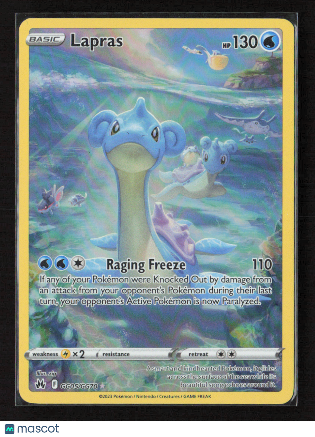 2023 Pokemon Lapras #GG05/GG70 Ultra Rare