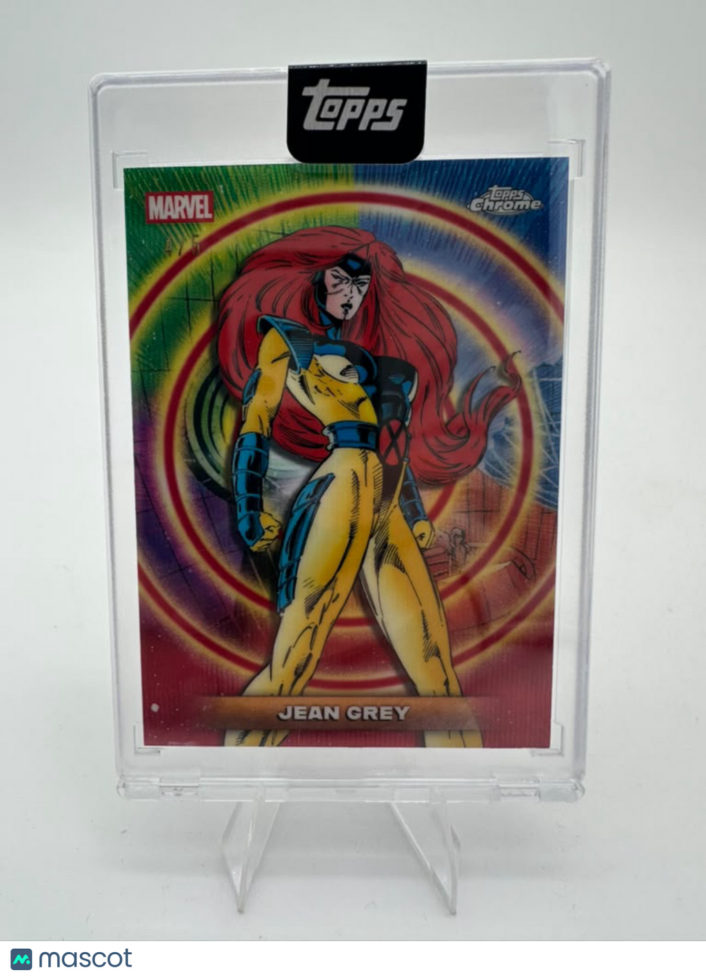 2026 Topps Chrome Marvel Mint Jean Grey #19 Red Refractor 4/5