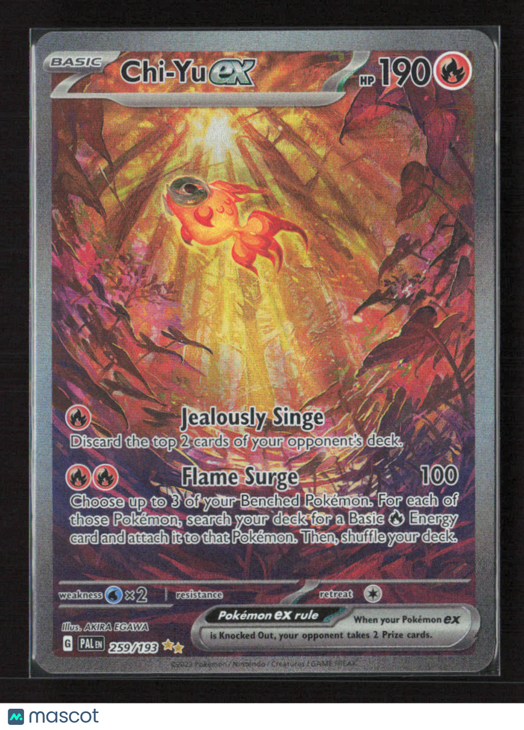 2023 Pokemon Chi-Yu ex - 259/193 #259/193 Special Illustration Rare