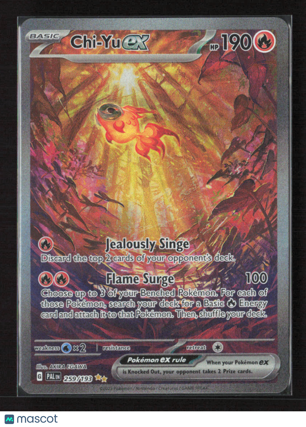 2023 Pokemon Chi-Yu ex - 259/193 #259/193 Special Illustration Rare