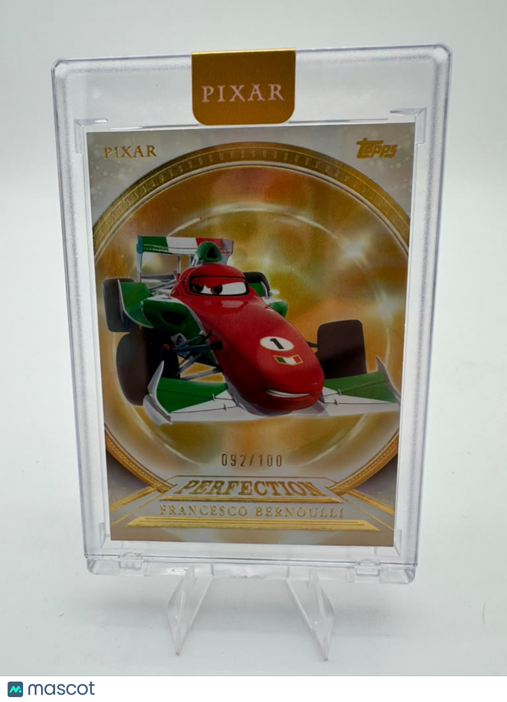 2025 Topps Disney Pixar Gold Francesco Bernoulli #PP-58 Perfection 092/100