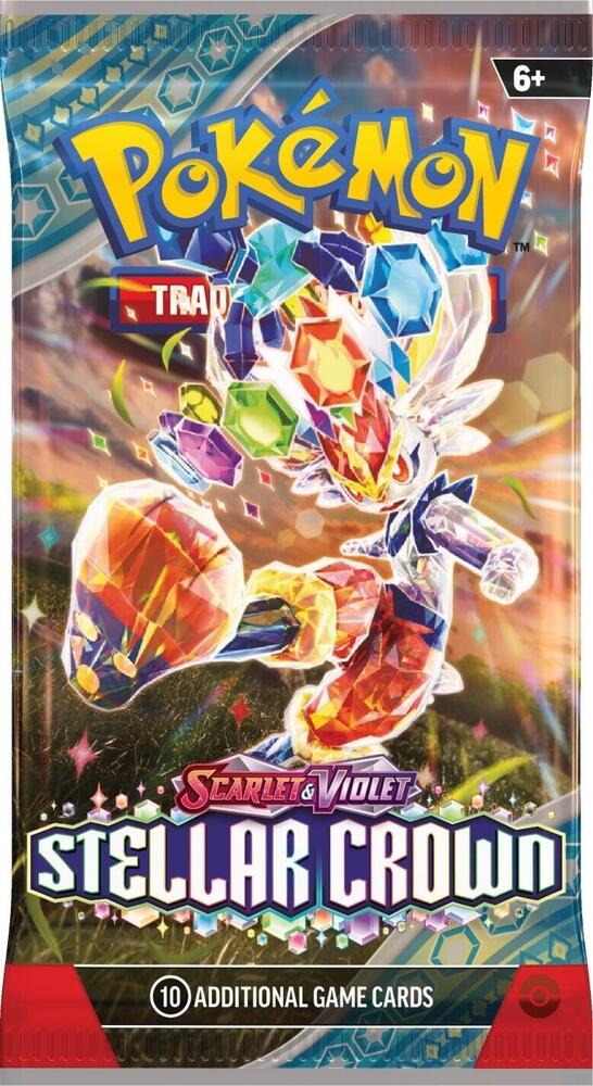 (5) Pokémon TCG: Scarlet & Violet SV07 Stellar Crown Booster Pack