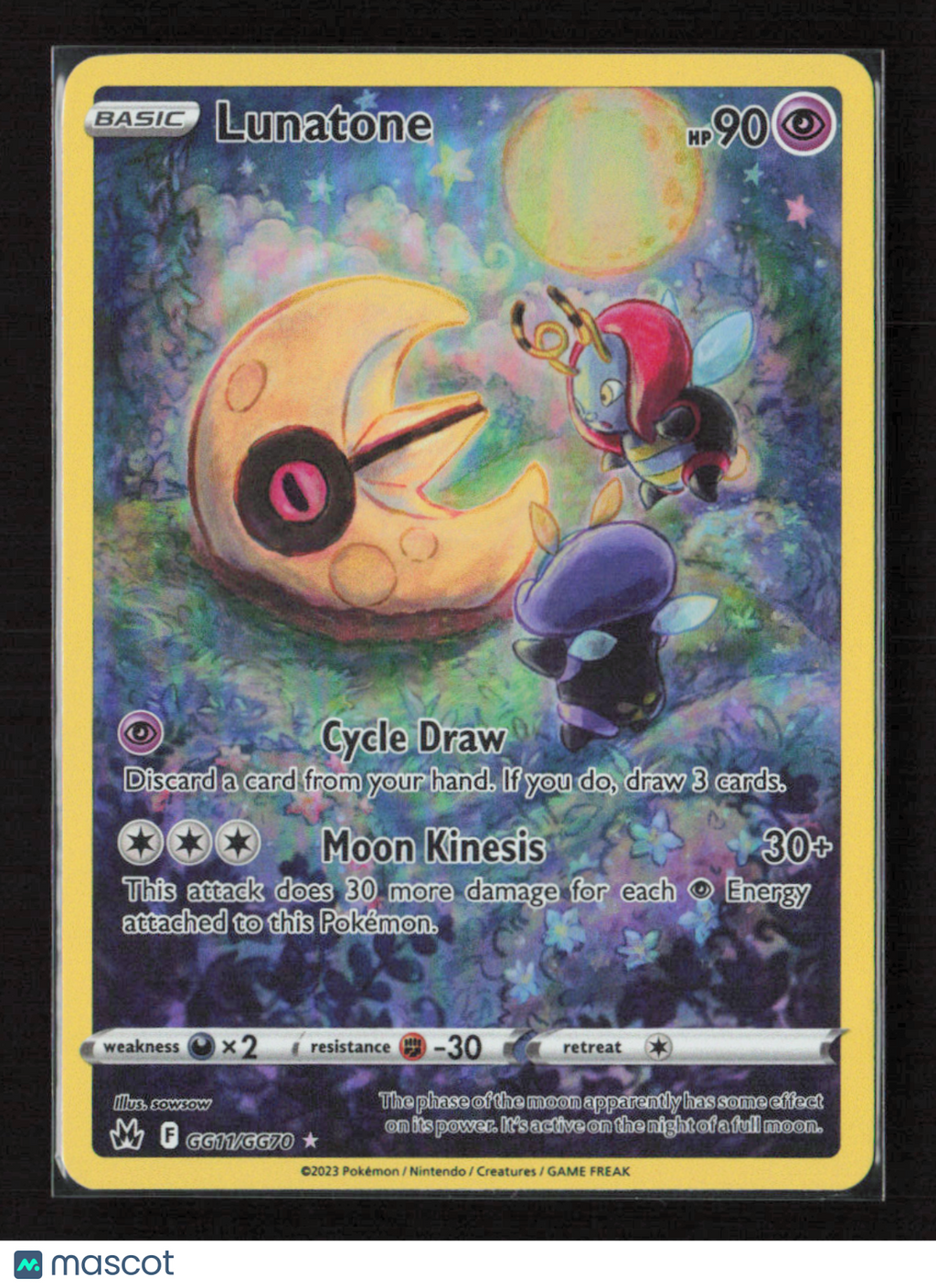 2023 Pokemon Lunatone #GG11/GG70 Ultra Rare