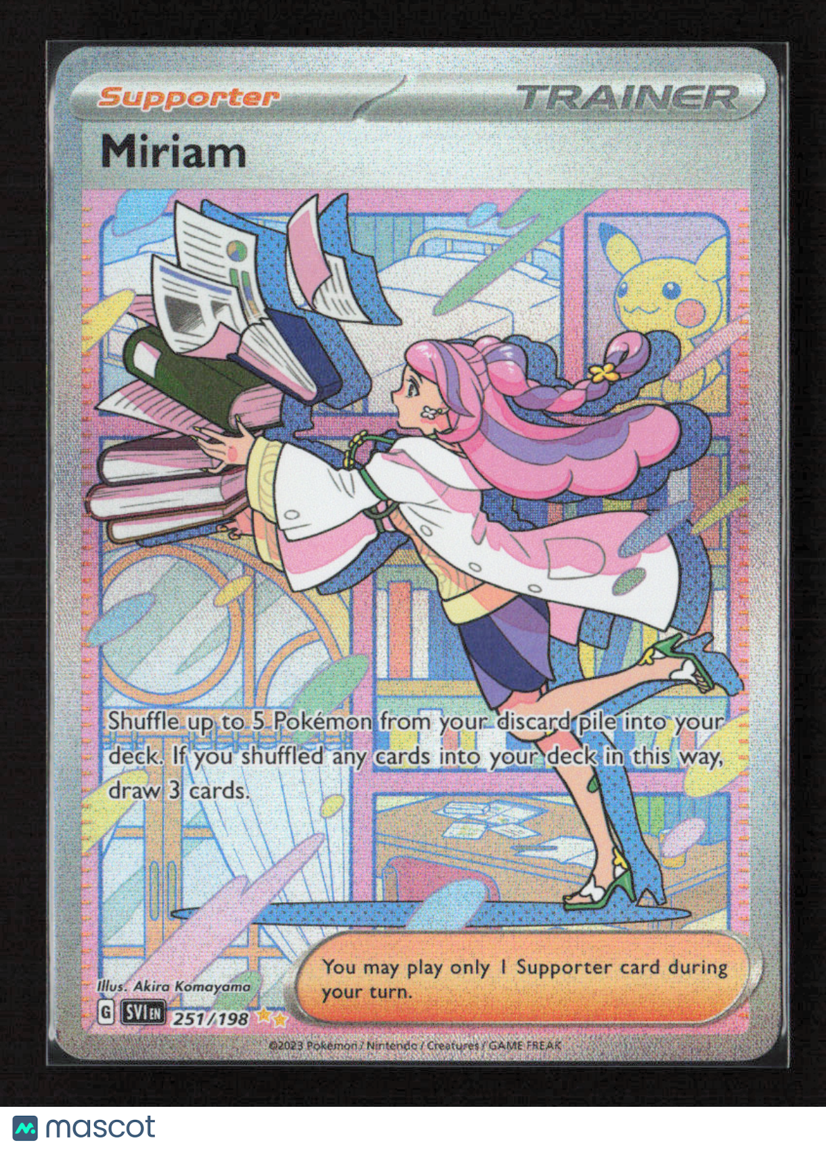 2023 Pokemon Miriam - 251/198 #251/198 Special Illustration Rare