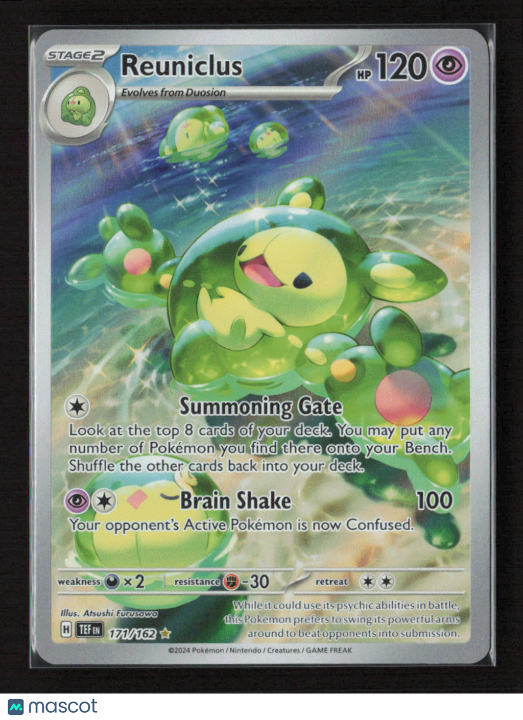 2024 Pokemon Reuniclus - 171/162 #171/162 Illustration Rare