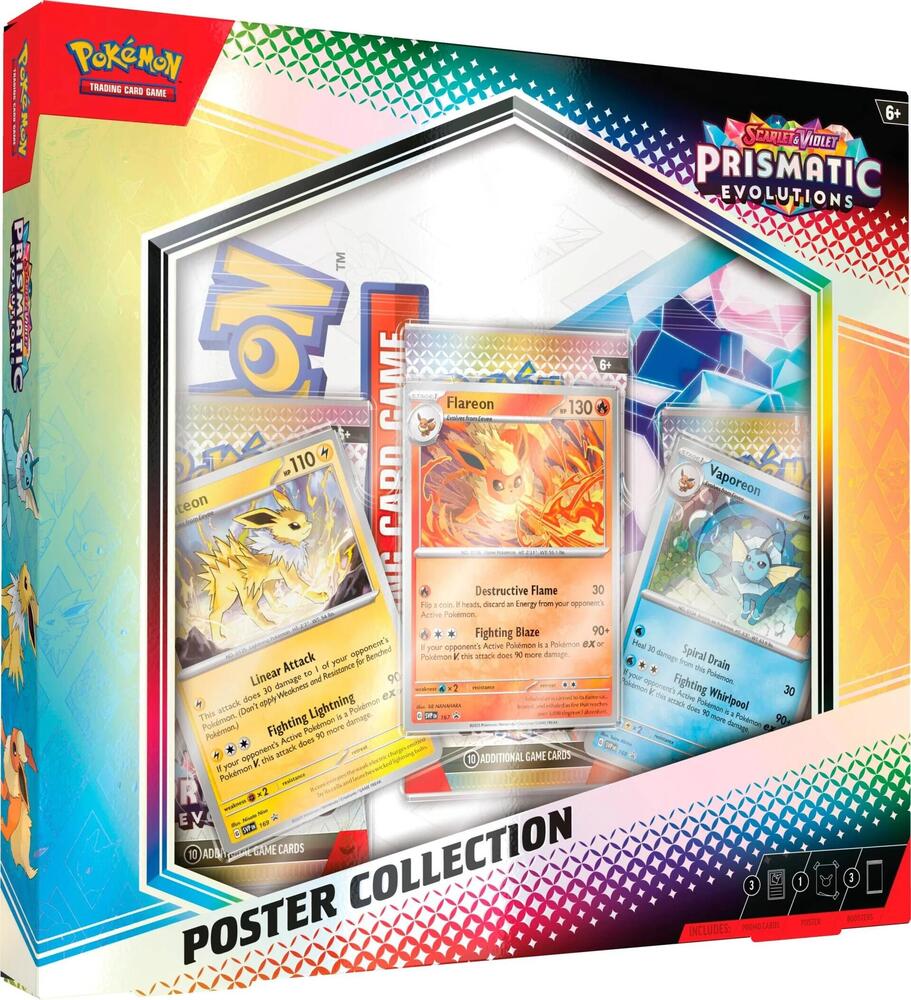 Pokemon TCG: Prismatic Evolutions Poster Collection Box