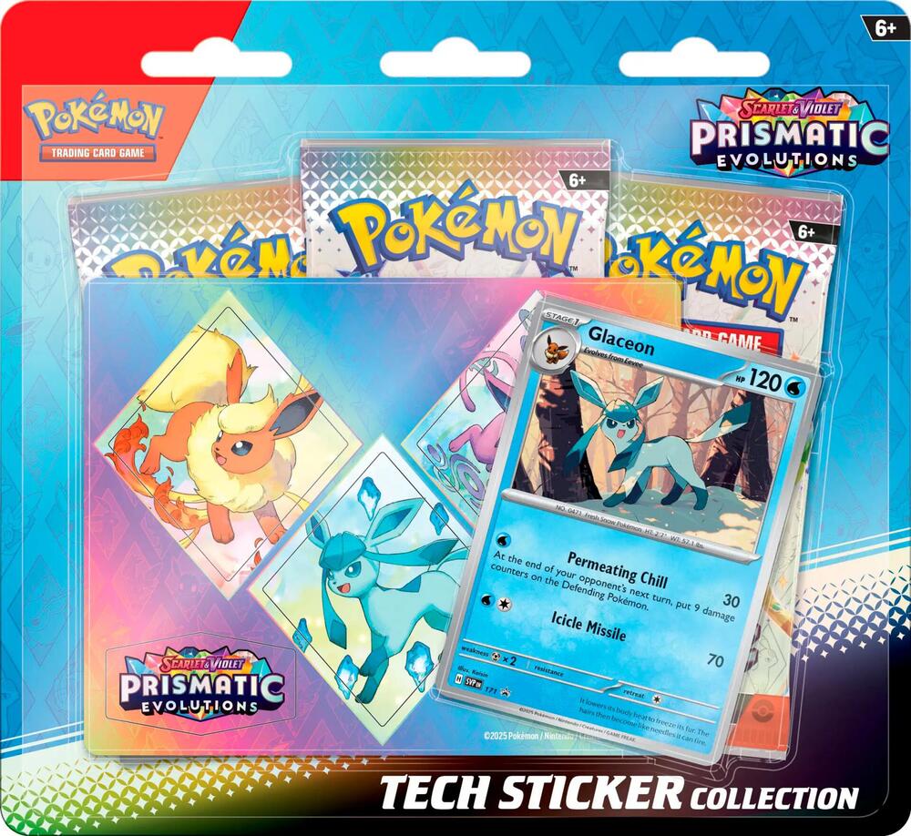 Pokemon TCG:  Assorted Prismatic Tech Sticker