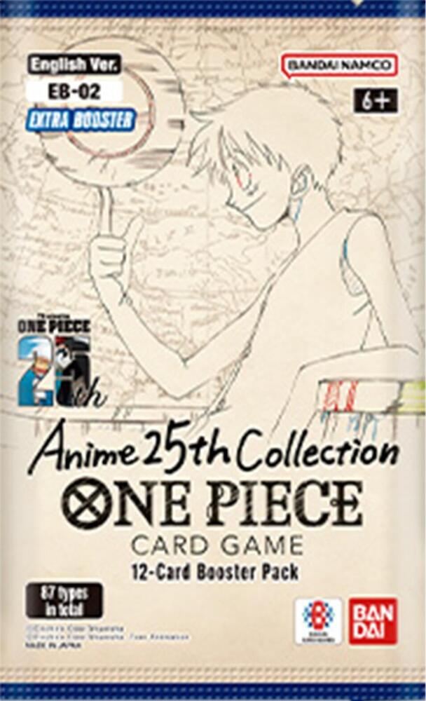 (1) ENGLISH One Piece: EB-02 Anime 25th Collection Extra Booster Pack