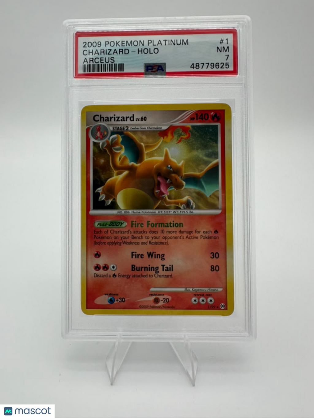 2009 Pokemon Platinum Arceus Charizard #1 Arceus PSA 7