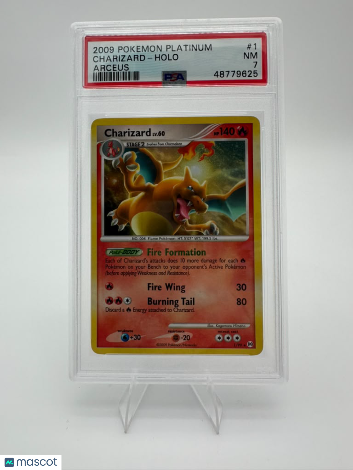2009 Pokemon Platinum Arceus Charizard #1 Arceus PSA 7
