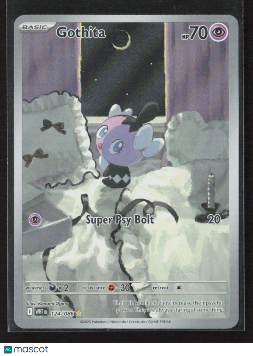 2025 Pokemon Gothita - 124/086 #124/086 Illustration Rare