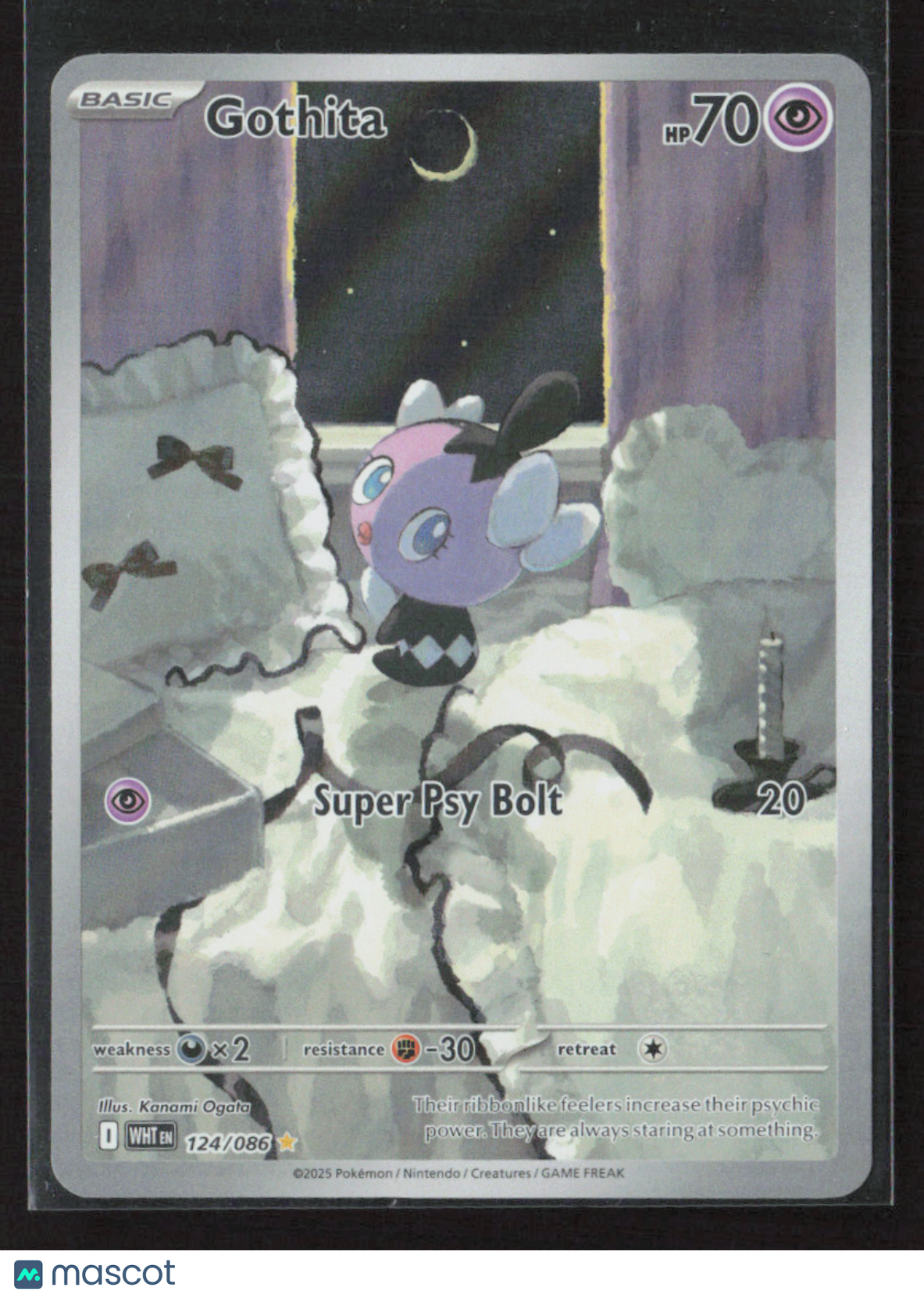 2025 Pokemon Gothita - 124/086 #124/086 Illustration Rare