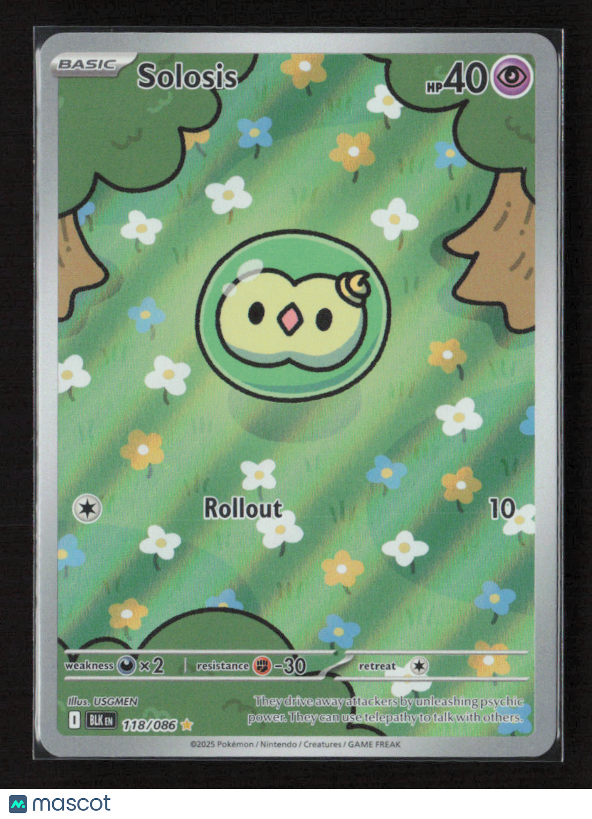 2025 Pokemon Solosis - 118/086 #118/086 Illustration Rare