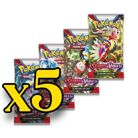 (5) Pokémon TCG: Scarlet & Violet SV01 Base Booster Pack