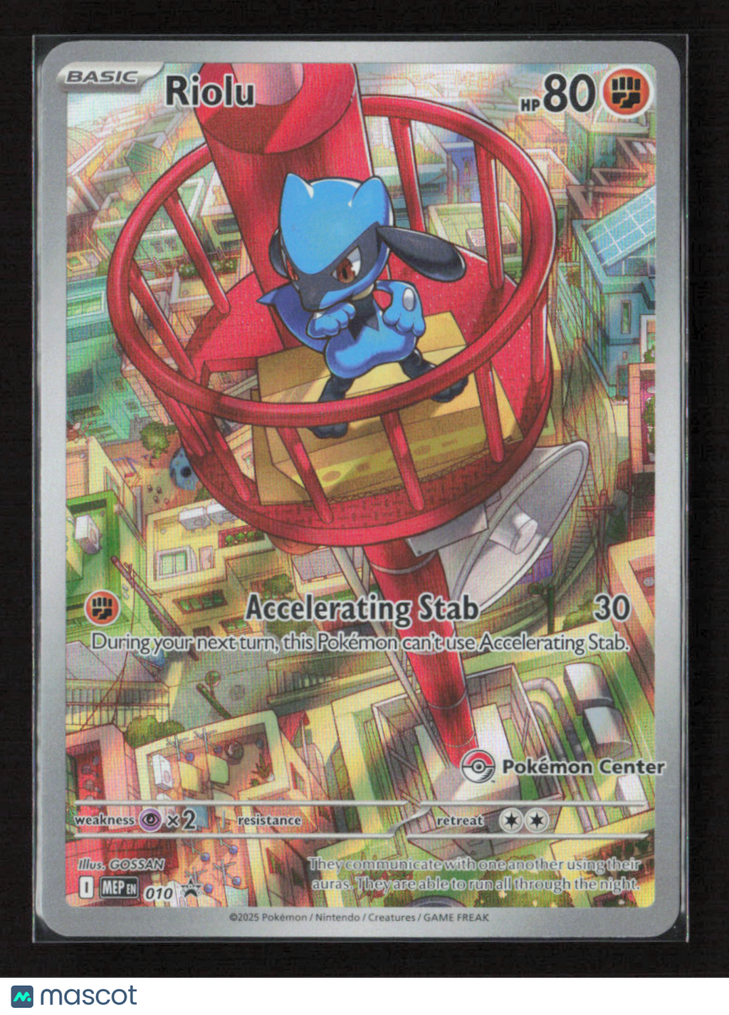 2025 Pokemon Riolu - 010 (Pokemon Center Exclusive) #10 Promo