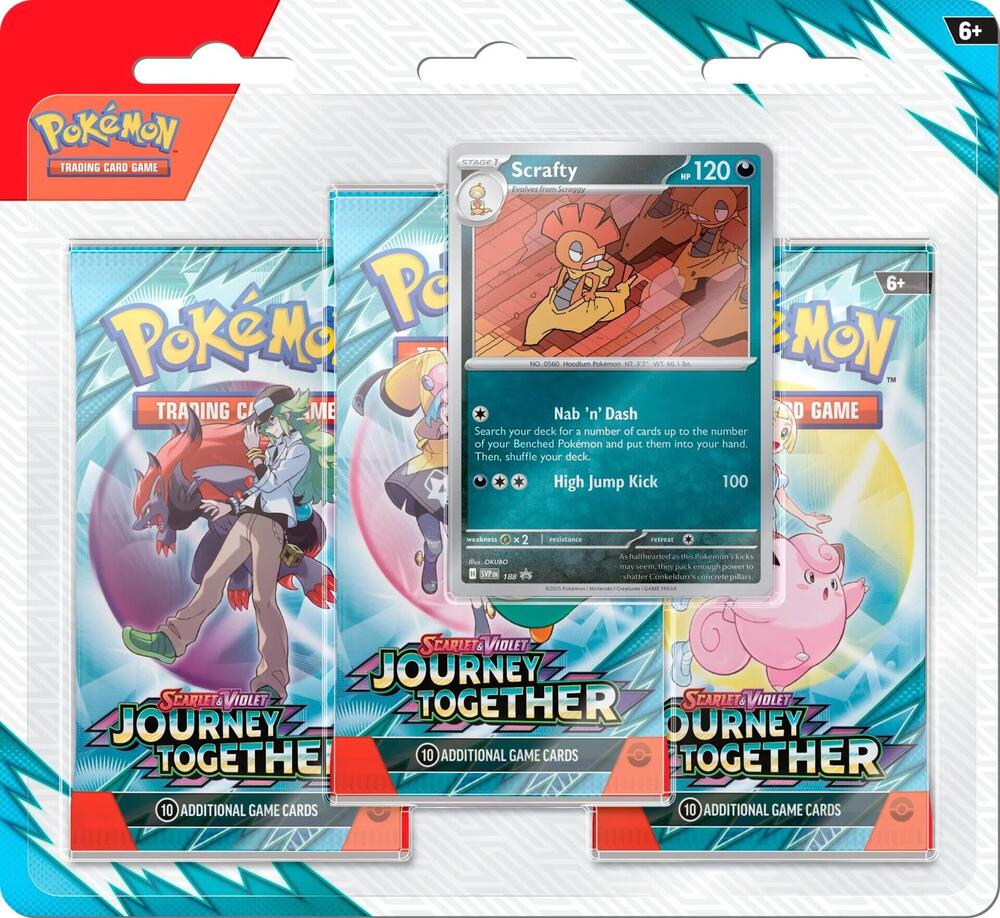 Assorted Journey Together 3 Pack Blister