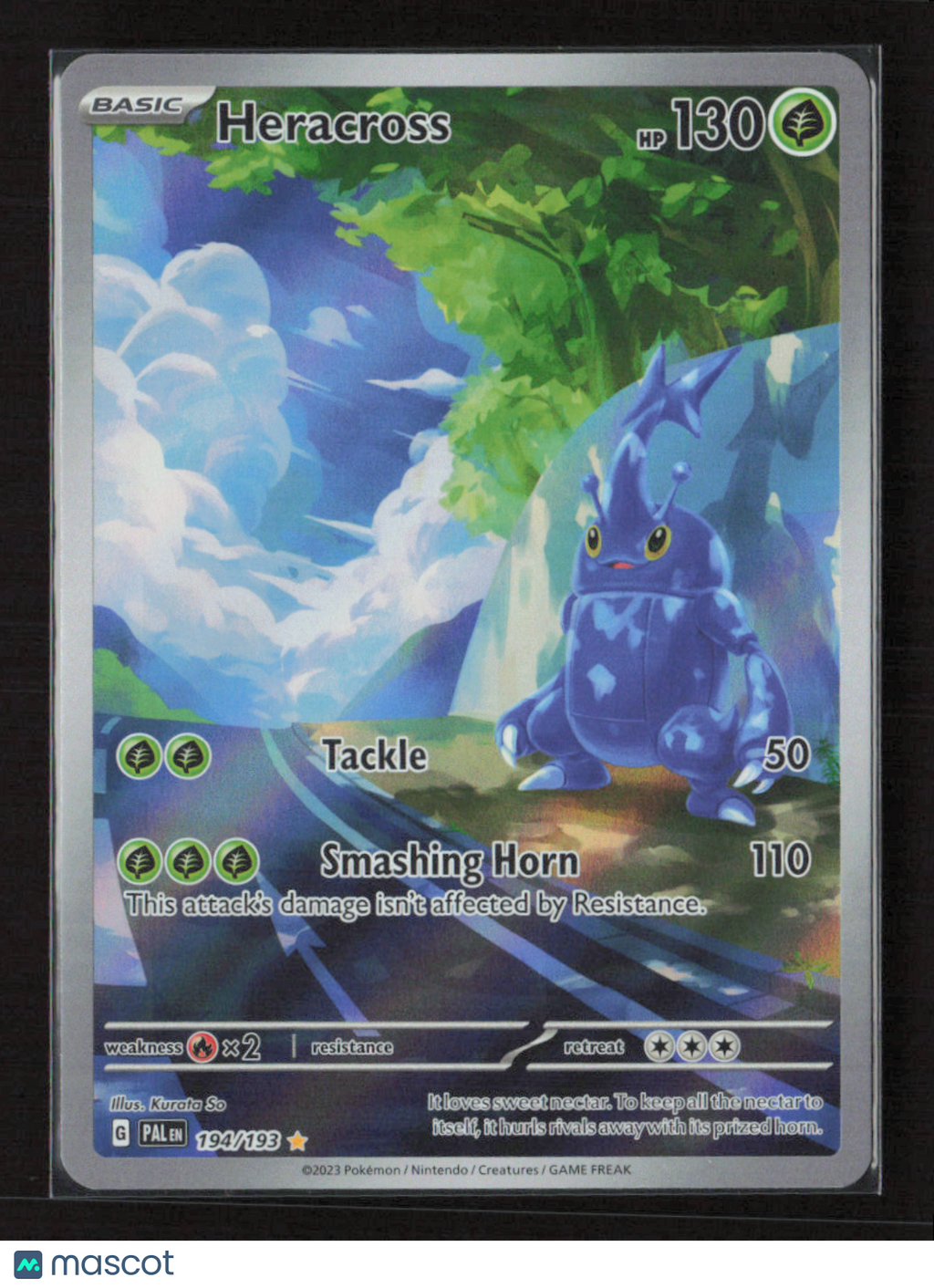 2023 Pokemon Heracross - 194/193 #194/193 Illustration Rare