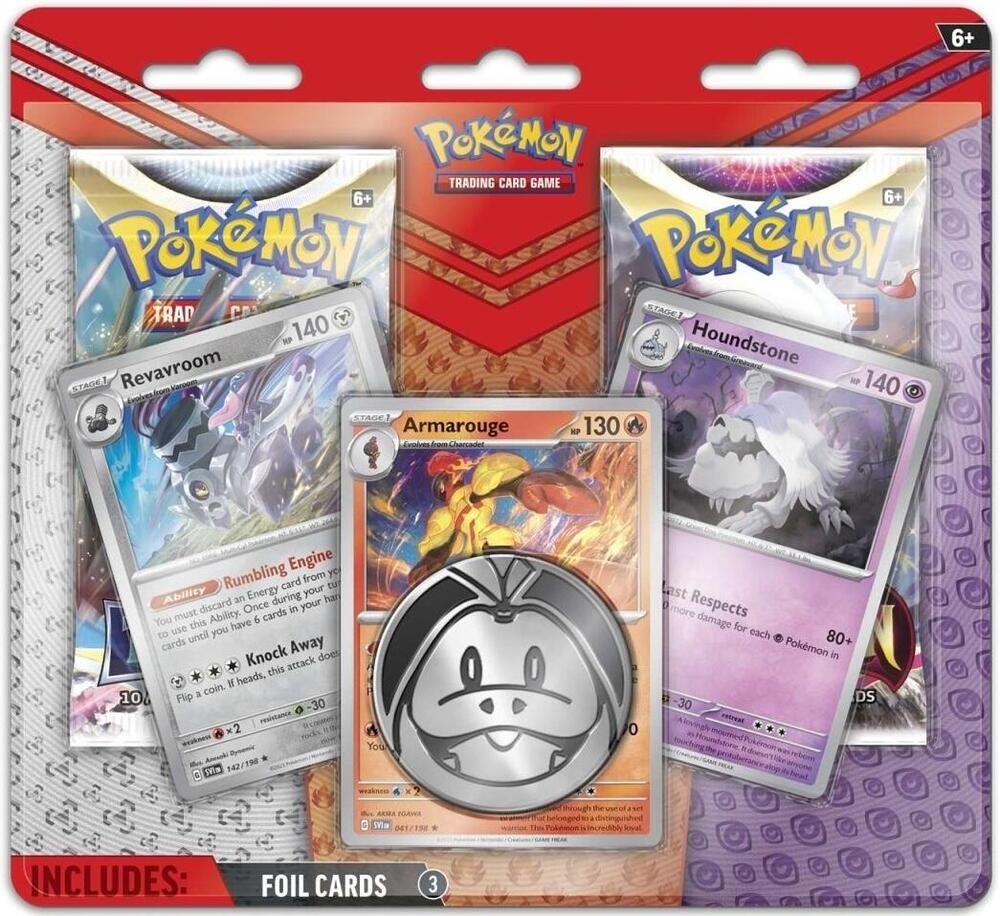 Pokémon TCG: Enhanced 2-Pack Blister Pack [Armarouge, Revavroom & Houndstone]